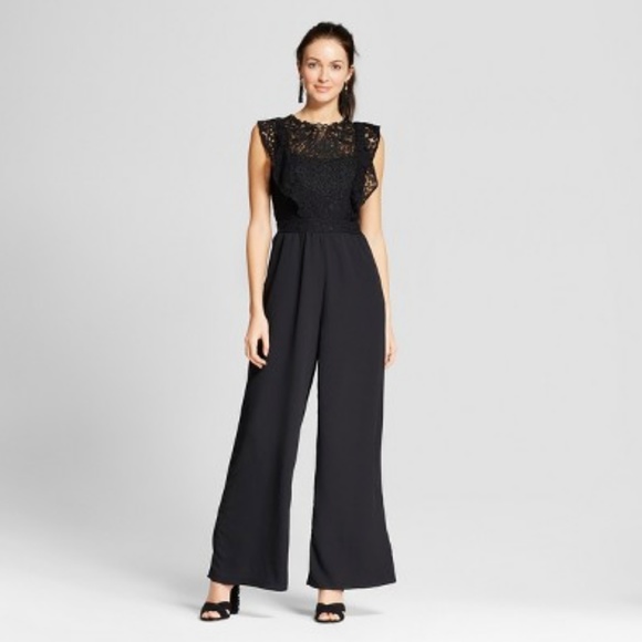 black target jumpsuit